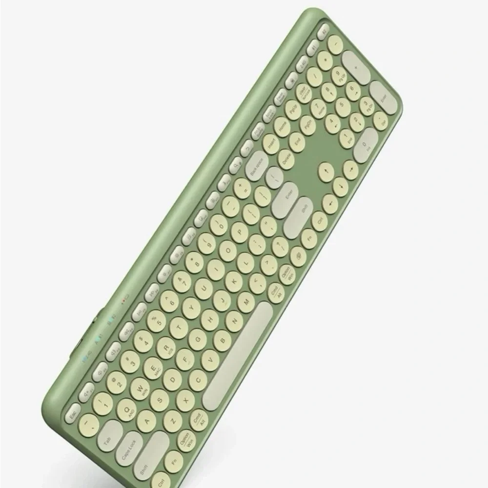 JMMO 112 key wireless keyboard pink